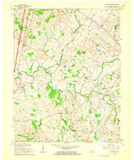 Tonieville Kentucky Historical topographic map, 1:24000 scale, 7.5 X 7.5 Minute, Year 1960