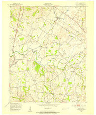 Tonieville Kentucky Historical topographic map, 1:24000 scale, 7.5 X 7.5 Minute, Year 1949