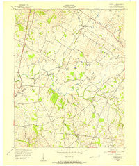 Tonieville Kentucky Historical topographic map, 1:24000 scale, 7.5 X 7.5 Minute, Year 1949