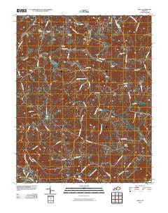 Tracy Kentucky Historical topographic map, 1:24000 scale, 7.5 X 7.5 Minute, Year 2010