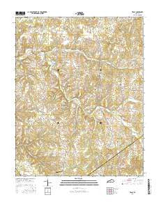 Tracy Kentucky Current topographic map, 1:24000 scale, 7.5 X 7.5 Minute, Year 2016