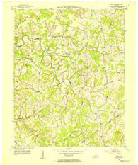 Tracy Kentucky Historical topographic map, 1:24000 scale, 7.5 X 7.5 Minute, Year 1953