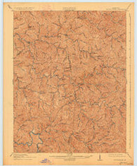 Troublesome Kentucky Historical topographic map, 1:62500 scale, 15 X 15 Minute, Year 1914