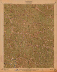 Troublesome Kentucky Historical topographic map, 1:62500 scale, 15 X 15 Minute, Year 1914