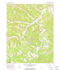 Tygarts Valley Kentucky Historical topographic map, 1:24000 scale, 7.5 X 7.5 Minute, Year 1962