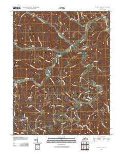 Tygarts Valley Kentucky Historical topographic map, 1:24000 scale, 7.5 X 7.5 Minute, Year 2010