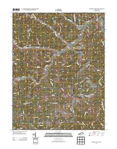 Tygarts Valley Kentucky Historical topographic map, 1:24000 scale, 7.5 X 7.5 Minute, Year 2013