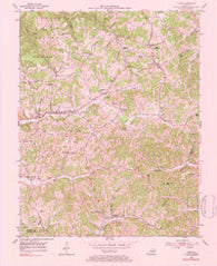 Tyner Kentucky Historical topographic map, 1:24000 scale, 7.5 X 7.5 Minute, Year 1976