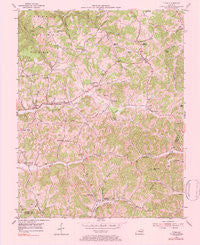 Tyner Kentucky Historical topographic map, 1:24000 scale, 7.5 X 7.5 Minute, Year 1976