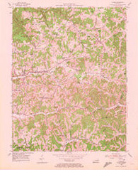 Tyner Kentucky Historical topographic map, 1:24000 scale, 7.5 X 7.5 Minute, Year 1953