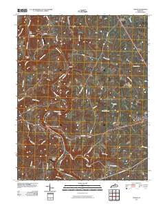 Tyrone Kentucky Historical topographic map, 1:24000 scale, 7.5 X 7.5 Minute, Year 2010