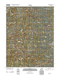 Tyrone Kentucky Historical topographic map, 1:24000 scale, 7.5 X 7.5 Minute, Year 2013