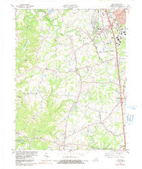 Union Kentucky Historical topographic map, 1:24000 scale, 7.5 X 7.5 Minute, Year 1982