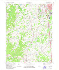 Union Kentucky Historical topographic map, 1:24000 scale, 7.5 X 7.5 Minute, Year 1982