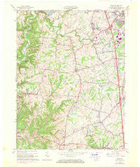 Union Kentucky Historical topographic map, 1:24000 scale, 7.5 X 7.5 Minute, Year 1961