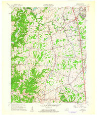 Union Kentucky Historical topographic map, 1:24000 scale, 7.5 X 7.5 Minute, Year 1961