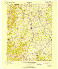 Union Kentucky Historical topographic map, 1:24000 scale, 7.5 X 7.5 Minute, Year 1950