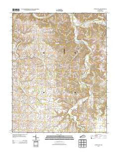 Union City Kentucky Historical topographic map, 1:24000 scale, 7.5 X 7.5 Minute, Year 2013