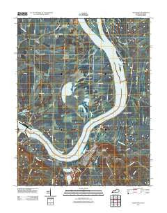 Uniontown Kentucky Historical topographic map, 1:24000 scale, 7.5 X 7.5 Minute, Year 2011