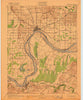 Uniontown Kentucky Historical topographic map, 1:62500 scale, 15 X 15 Minute, Year 1917