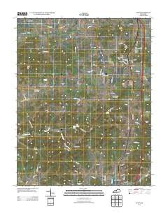 Upton Kentucky Historical topographic map, 1:24000 scale, 7.5 X 7.5 Minute, Year 2013
