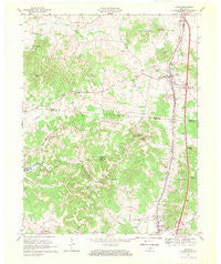 Upton Kentucky Historical topographic map, 1:24000 scale, 7.5 X 7.5 Minute, Year 1967