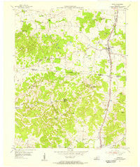 Upton Kentucky Historical topographic map, 1:24000 scale, 7.5 X 7.5 Minute, Year 1954