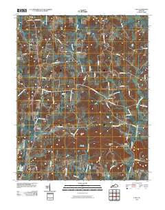 Utica Kentucky Historical topographic map, 1:24000 scale, 7.5 X 7.5 Minute, Year 2010