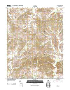 Utica Kentucky Historical topographic map, 1:24000 scale, 7.5 X 7.5 Minute, Year 2013