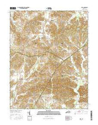 Utica Kentucky Current topographic map, 1:24000 scale, 7.5 X 7.5 Minute, Year 2016