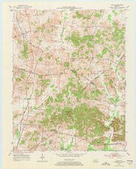 Utica Kentucky Historical topographic map, 1:24000 scale, 7.5 X 7.5 Minute, Year 1953