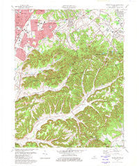 Valley Station Kentucky Historical topographic map, 1:24000 scale, 7.5 X 7.5 Minute, Year 1982