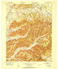 Valley Station Kentucky Historical topographic map, 1:24000 scale, 7.5 X 7.5 Minute, Year 1951