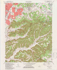 Valley Station Kentucky Historical topographic map, 1:24000 scale, 7.5 X 7.5 Minute, Year 1982