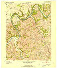 Valley View Kentucky Historical topographic map, 1:24000 scale, 7.5 X 7.5 Minute, Year 1952