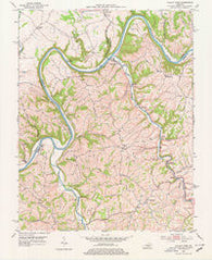 Valley View Kentucky Historical topographic map, 1:24000 scale, 7.5 X 7.5 Minute, Year 1952