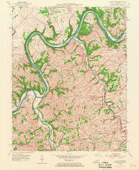 Valley View Kentucky Historical topographic map, 1:24000 scale, 7.5 X 7.5 Minute, Year 1952