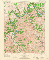 Valley View Kentucky Historical topographic map, 1:24000 scale, 7.5 X 7.5 Minute, Year 1952