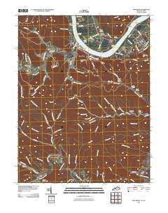 Vanceburg Kentucky Historical topographic map, 1:24000 scale, 7.5 X 7.5 Minute, Year 2010