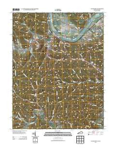 Vanceburg Kentucky Historical topographic map, 1:24000 scale, 7.5 X 7.5 Minute, Year 2013