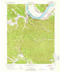 Vanceburg Kentucky Historical topographic map, 1:24000 scale, 7.5 X 7.5 Minute, Year 1949