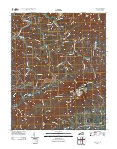 Varilla Kentucky Historical topographic map, 1:24000 scale, 7.5 X 7.5 Minute, Year 2011