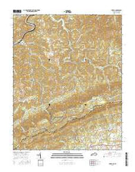 Varilla Kentucky Current topographic map, 1:24000 scale, 7.5 X 7.5 Minute, Year 2016