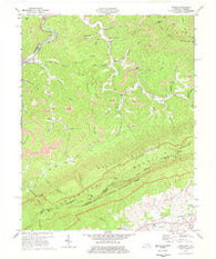 Varilla Kentucky Historical topographic map, 1:24000 scale, 7.5 X 7.5 Minute, Year 1974