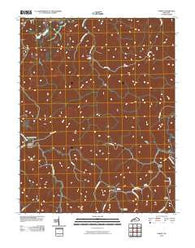 Varney Kentucky Historical topographic map, 1:24000 scale, 7.5 X 7.5 Minute, Year 2010