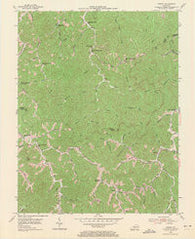 Varney Kentucky Historical topographic map, 1:24000 scale, 7.5 X 7.5 Minute, Year 1954
