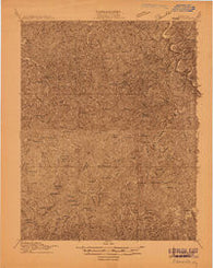 Vergie Kentucky Historical topographic map, 1:48000 scale, 15 X 15 Minute, Year 1914