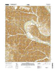 Vernon Kentucky Current topographic map, 1:24000 scale, 7.5 X 7.5 Minute, Year 2016