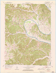 Vernon Kentucky Historical topographic map, 1:24000 scale, 7.5 X 7.5 Minute, Year 1981