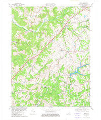 Verona Kentucky Historical topographic map, 1:24000 scale, 7.5 X 7.5 Minute, Year 1981